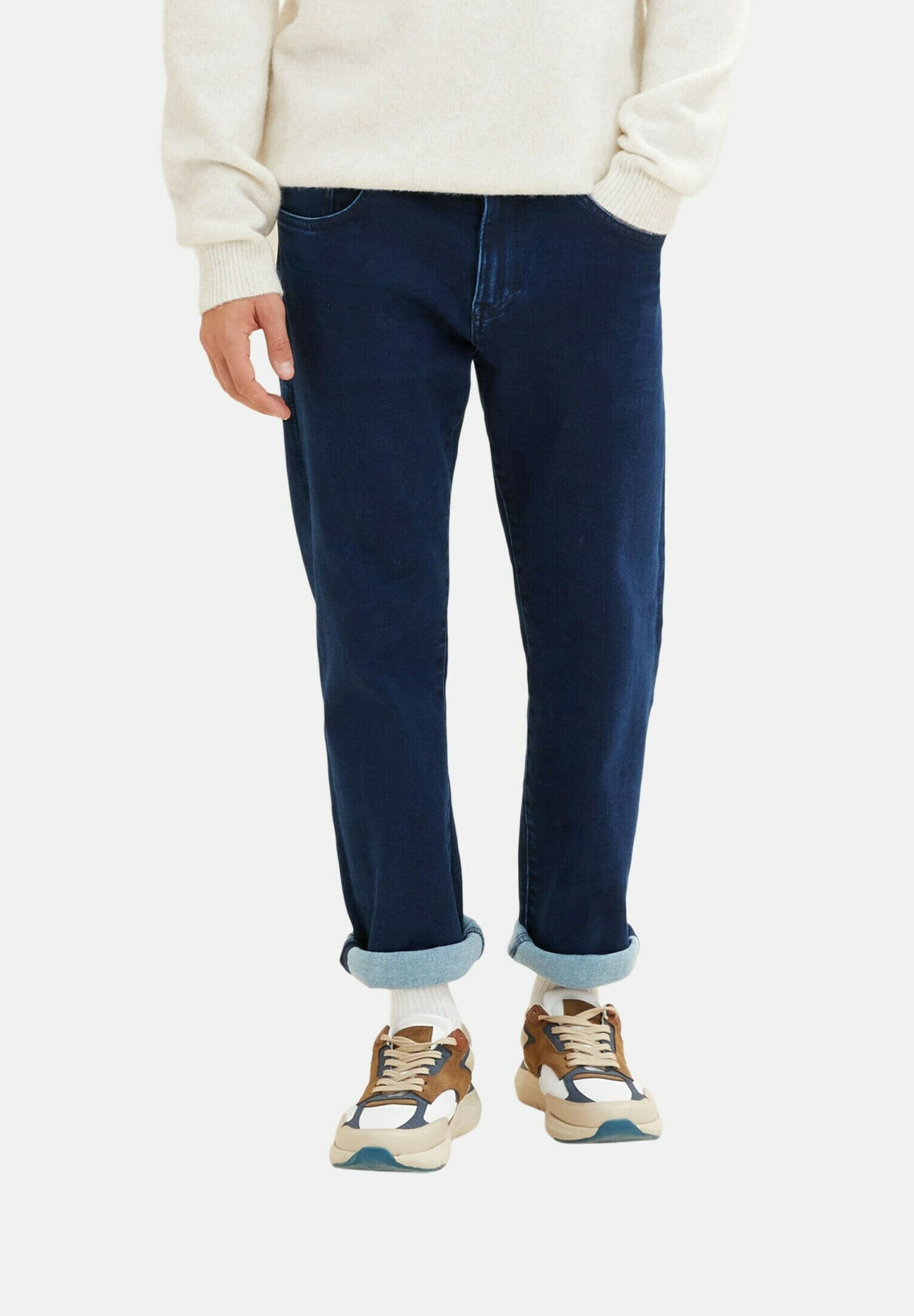TOM TAILOR JOSH - Slim fit jeans - clean dark stone blue denim/blauw -  Zalando.nl