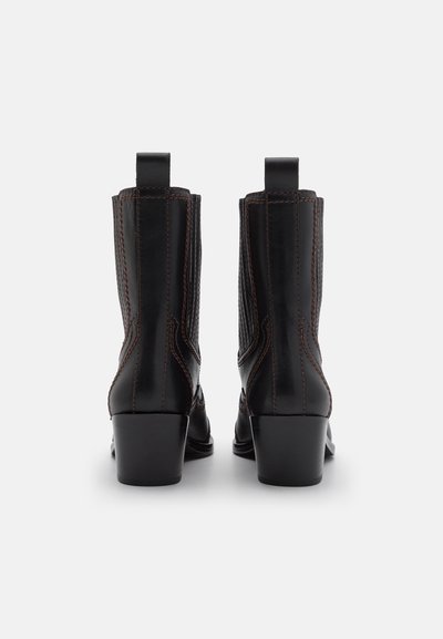 Loeffler Randall AGNES WESTERN BOOTIES - Botines camperos - black/brown