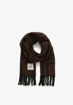 Soaked in Luxury, SLPENTILE SCARF - Écharpe - potting soil monogram
