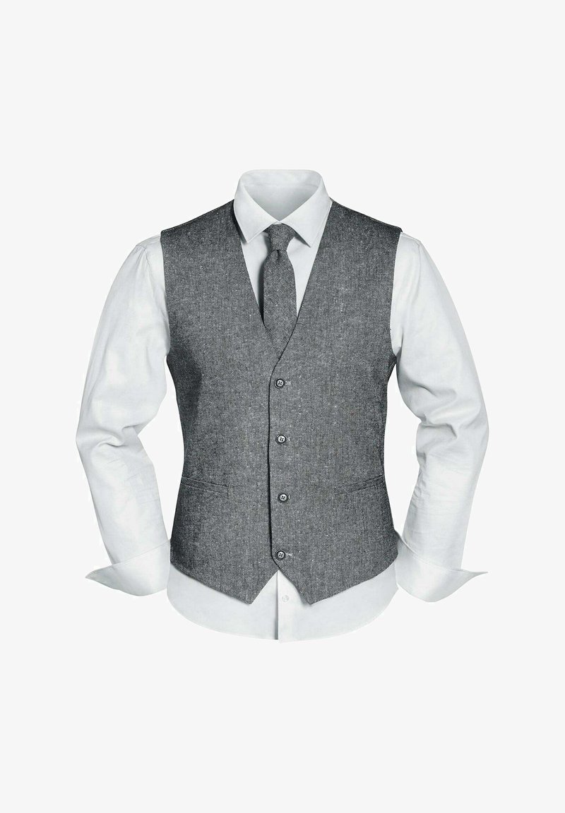 Prince Bow Tie WESTEN SET - Businesshemd - grau
