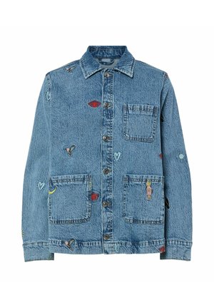 Pieces JIDI - Džinsa auduma jaka - medium blue denim