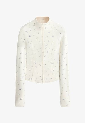 OYSHO, EVERMOVE FLORAL PRINT TECHNICAL JACKET - Veste de survêtement - beige