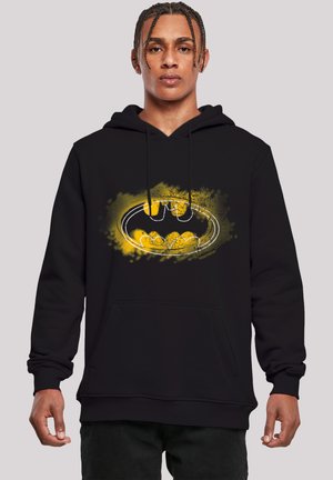 F4NT4STIC DC COMICS BATMAN SPRAY LOGO - Kapuzenpullover - black