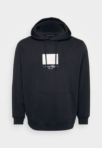 Tommy Hilfiger ITHACA FLAG HOODIE - Sudadera - black