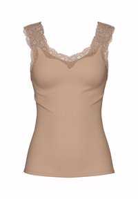 Top - warm taupe