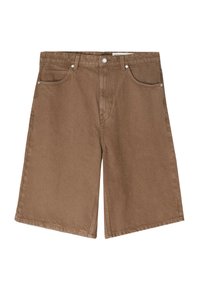 BAGGY-BERMUDA - Denimové šortky - brown