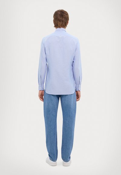 LARDINI CAMICIA LAVATA UOMO - Kauluspaita - blue