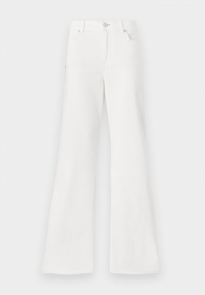 PS Paul Smith WOMENS WIDE LEG - Auduma bikses - white