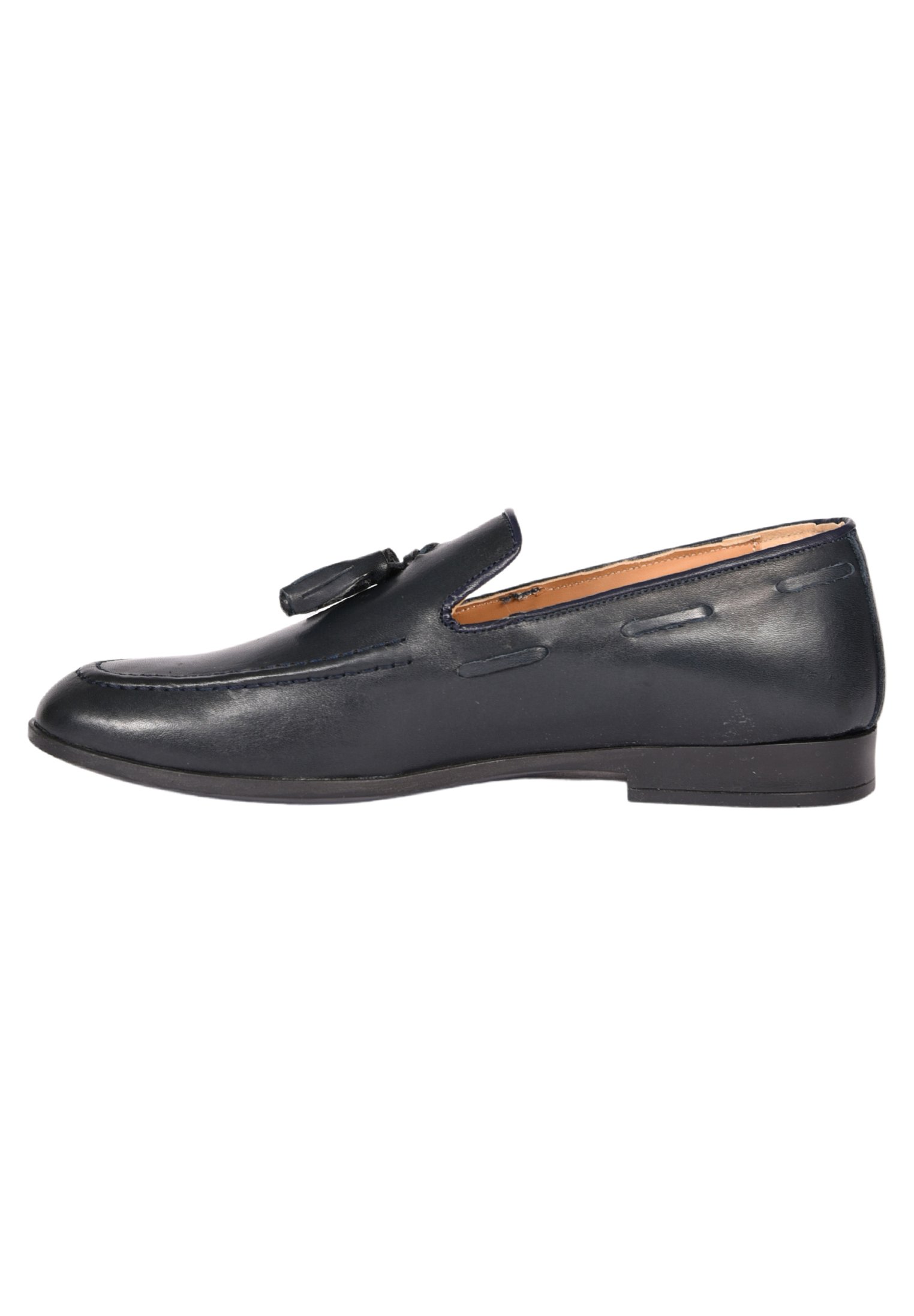 Mocassini Da Barca In Pelle Bicolore Con Nappe Absolute Footwear - Comodi E Eleganti Per Donna