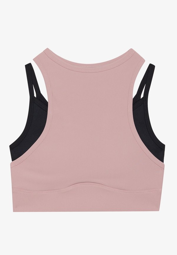 Light support sports bra - mauve2