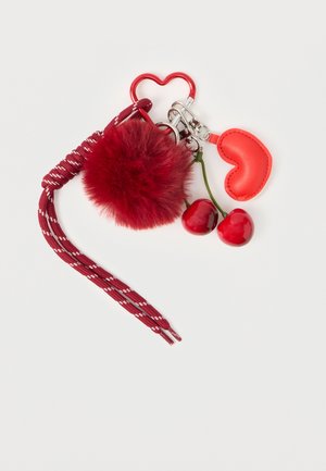 PCCAMILLA KEYHANGER - Nøgleringe - silver-coloured/savvy red