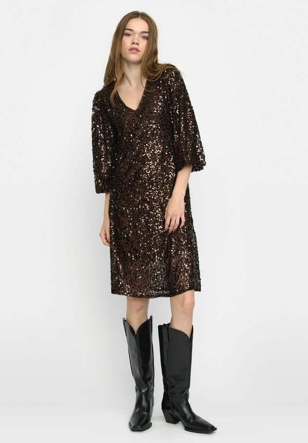 SRAUDREY - Cocktailkleid/festliches Kleid - chocolate plum