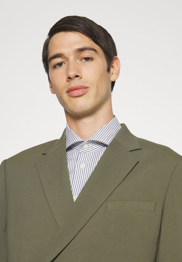 PLAIN MENS SUIT - Suit - olive4