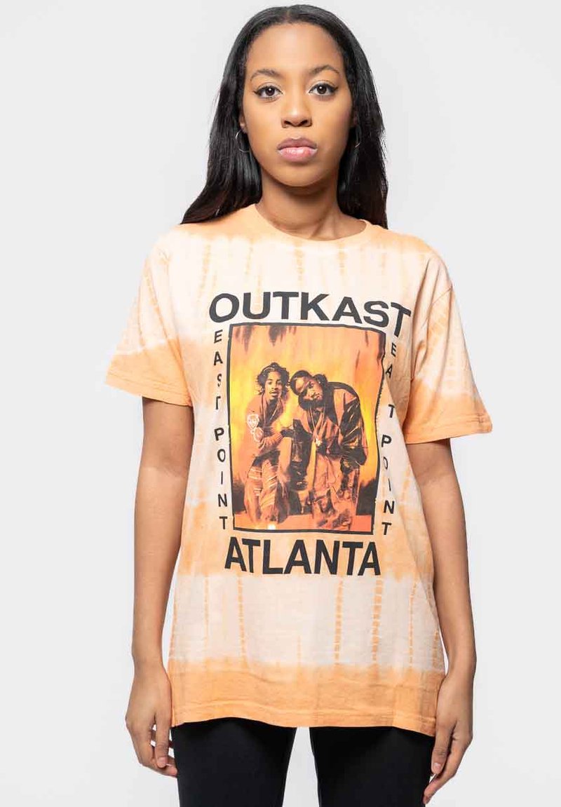 Paradiso Clothing OUTKAST ATLANTA DYE WASH - Print T-shirt - orange