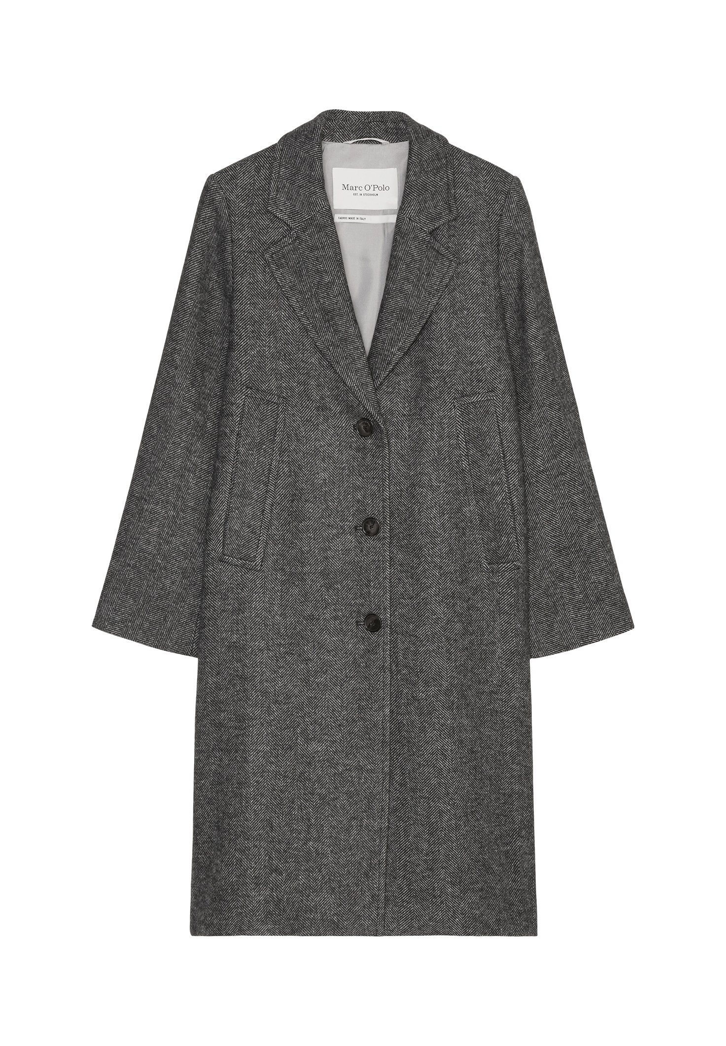 SMOOTH HERRINGBONE MAXI OVER COAT(現在完売品) 工場 直営 店ファッション - WYM SMOOTH HERRINGBONE MAXI OVER COAT