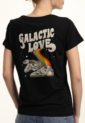 Star Wars STAR WARS CLASSIC GALACTIC LOVE  - T-shirt print - black