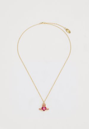 Vivienne Westwood, ARIELLA PENDANT - Ketting - gold-coloured/light siam/fuchsia
