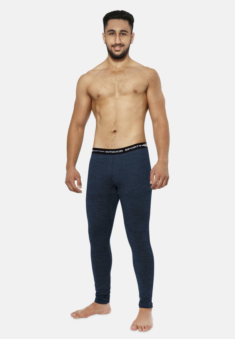 normani Outdoor Sports MERINO UNTERHOSE THERMOUNTERHOSE FUNKTIONSHOSE AUS 100% MERINOWOLLE - Unterhose lang - navy