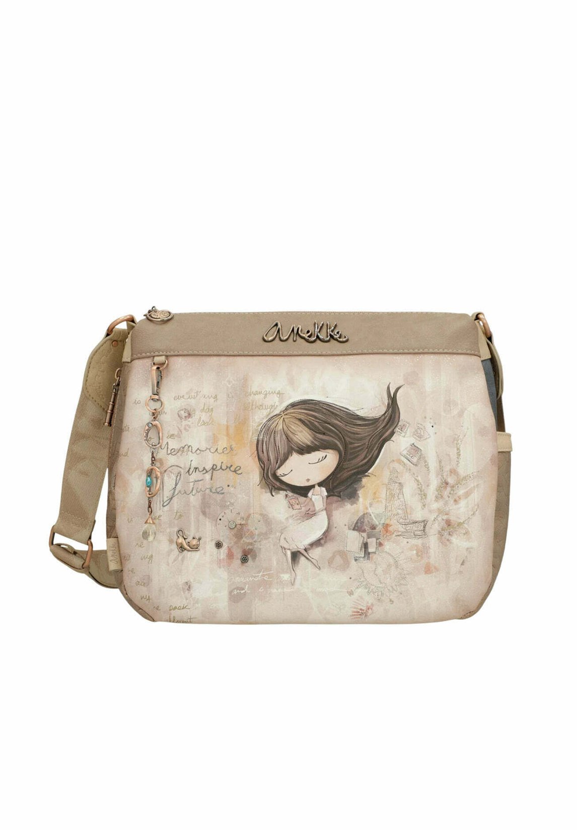 Anekke Muse schoudertas multi | 024903-Taupe Anekke Muse schoudertas multi | 024903-Taupe