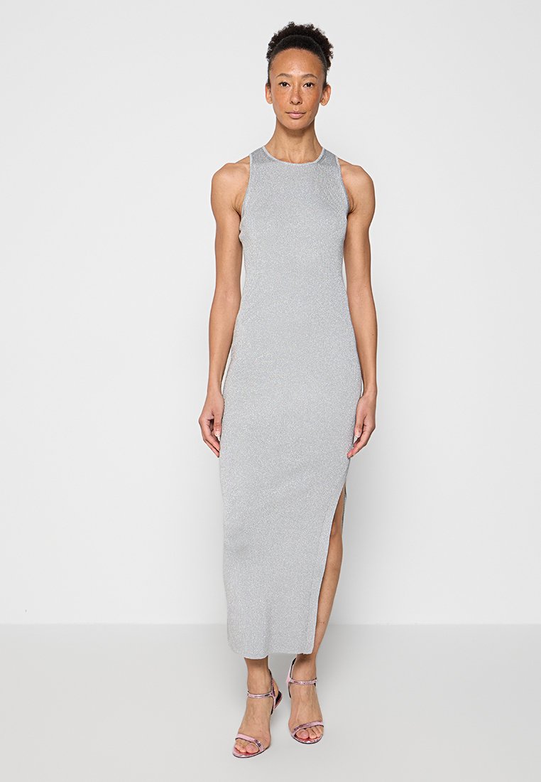 Michael Kors Maxi-jurk zilverkleurig