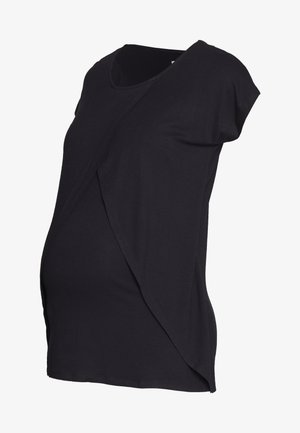 BASIC NURSING TOP - T-shirt print - black