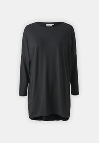 ONLY Carmakoma CARCARMA LONG - Long sleeved top - black/melange