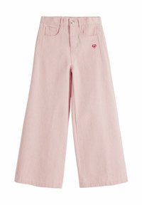 Desigual WIDE MELANGE - Relaxed fit -farkut - pink