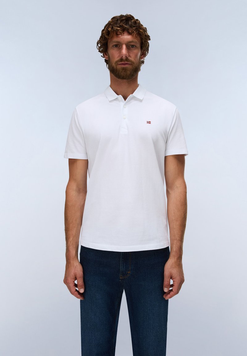 Napapijri EALIS SS SUM - Polo - bright white
