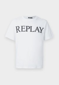CREW NECK LOGO  - T-shirt con stampa - white
