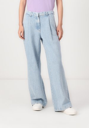 Wide leg - light-blue denim