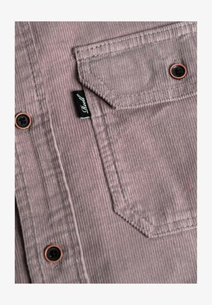 Reell DUAL CORD - Hemd - grey purple