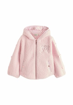 Baker by Ted Baker, ZIP-THROUGH HOODED BOW FLEECE - Fleecejakke - pink