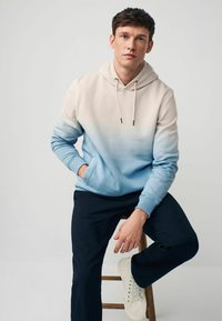 Next DIP DYE OVERHEAD  - Jersey con capucha - aqua blue