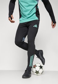 adidas Performance FC COPENHAGEN JOGGERS - Klub merchandise - black/onix/fade ocean