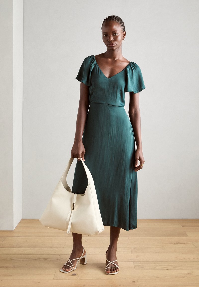 Anna Field Dnevna obleka - dark green