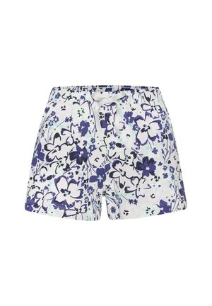 Nachtwäsche Hose - grau  rosa  geblühmt