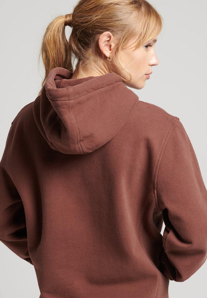 Damen Sweatshirts | Superdry CODE LINEAR LOOSE Kapuzenpullover rock brown/braun - KQ84811 Damen Sweatshirts | Superdry CODE LINEAR LOOSE Kapuzenpullover rock brown/braun - KQ84811