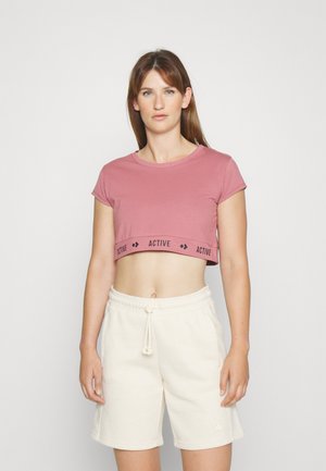 Even&Odd active Μπλουζάκι με στάμπα - pink
