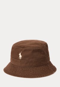 COTTON BUCKET HAT - Hattu - copper brown