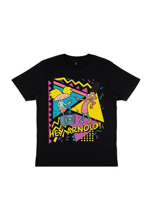 HEY ARNOLD HEY ARN - T-shirt imprimé - black