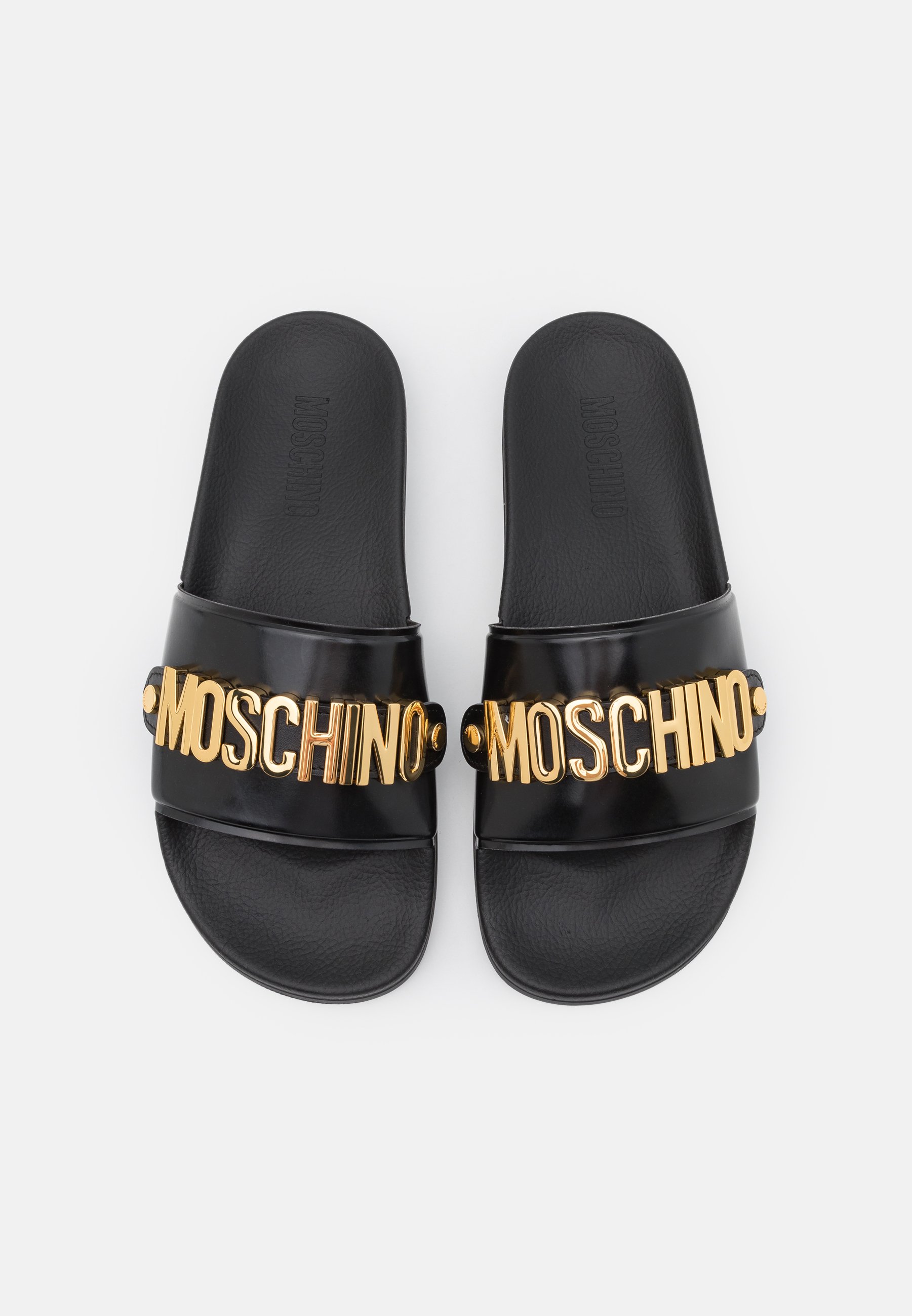 moschino women's pool slides