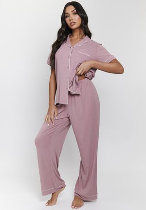 TRADITIONAL SHORT SLEEVE SET - Nattplagg set - pink