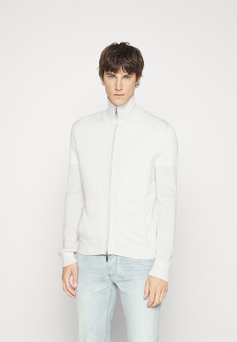 Emporio Armani SWEATER - Casaco de malha - bianco