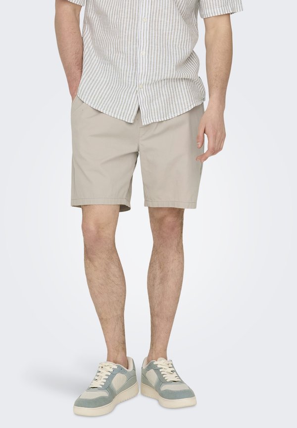 ONSTEL LIFE NOOS - Shorts - taupe