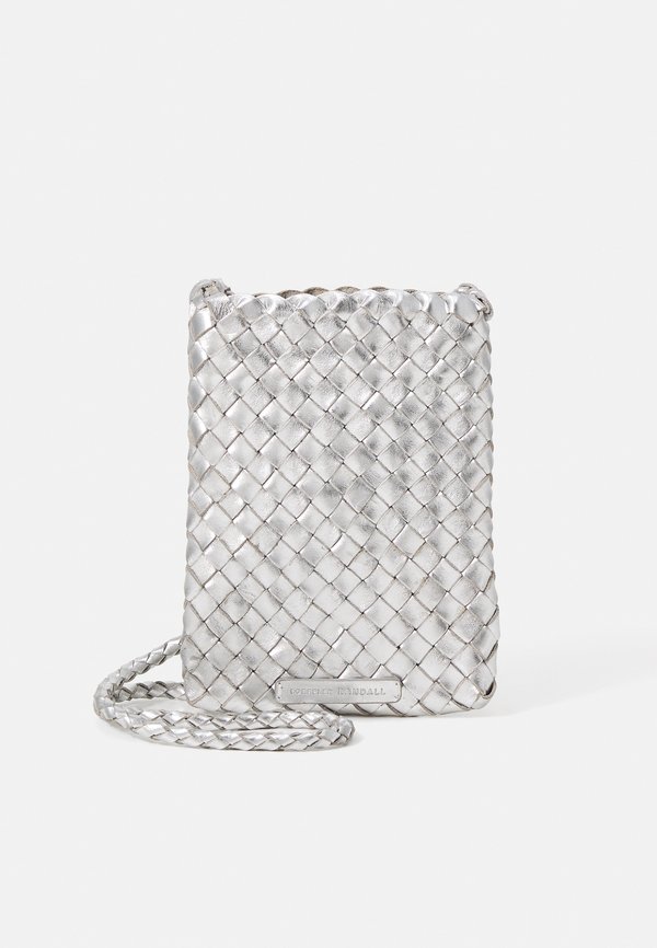 GRACE MINI CROSSBODY - Cross body bag - silver