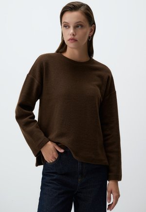 Sweater - dark brown