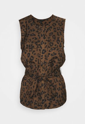 BELTED UTILITY - Blouse - black
