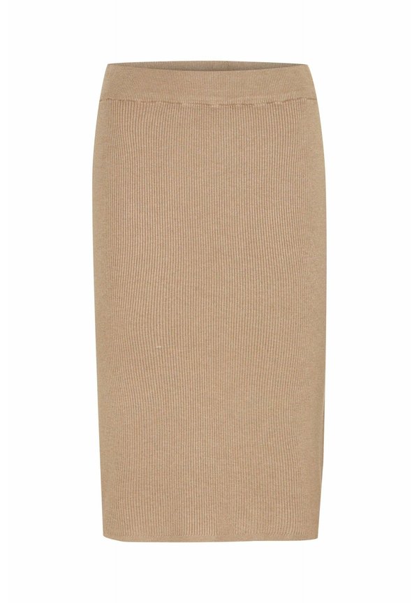 BYMMMORLA - Pencil skirt - sepia tint melange3