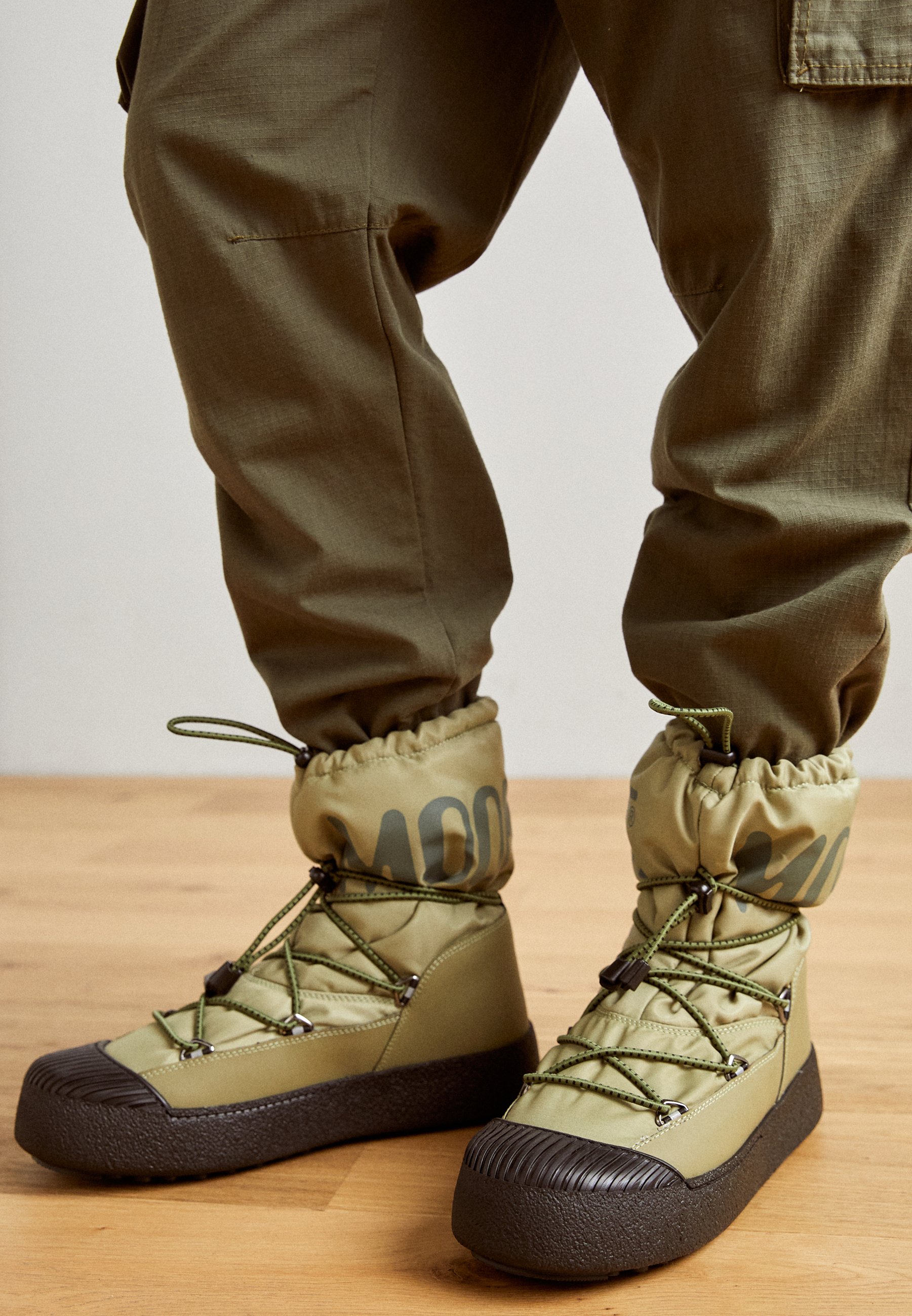 Moon Boot MTRACK POLAR - Winter boots - army green/khaki - Zalando