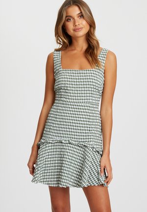 THE FATED PICNIC MINI  - Jurk - green gingham